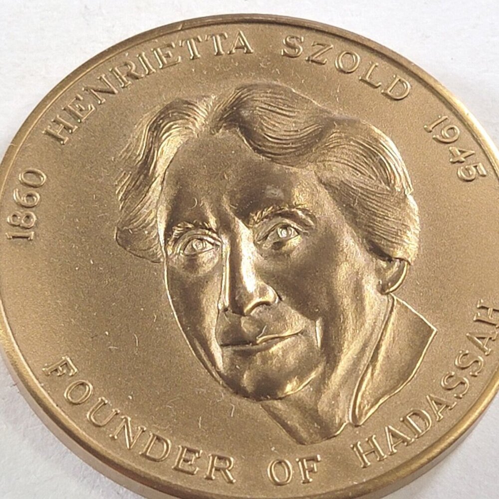 Henrietta Szold 1860 - 1945 Founder Of Hadassah 120th Anniversary Medal